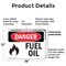 Signmission Fuel Oil, 18 in W x Rectangle, Plastic OS-2PACK-DS-P-1218-L-2019 - alternate 8